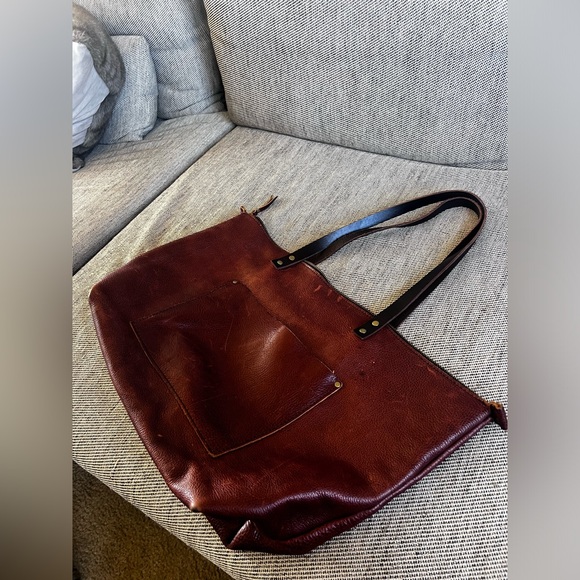 Oversized Nutmeg zip PLG tote - Picture 9 of 11